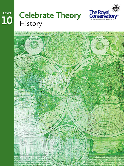 Celebrate Theory Level 10 History Cover - RCM Theory 2016
