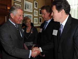 Dr. Peter Simon and HRH Prince Charles of Wales