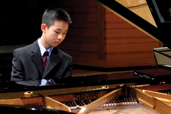 For Current Students - student at piano
