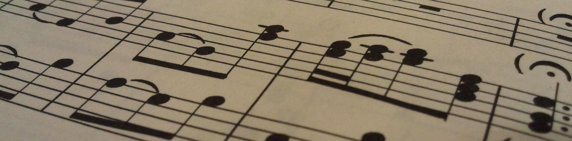 Sheet Music photo courtesy of Marie Janssen